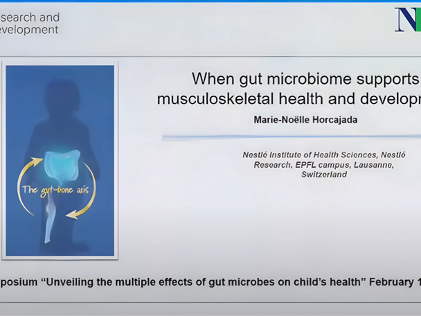 When gut microbiome supports musculoskeletal health and development