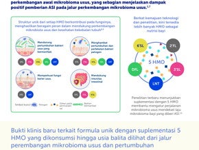 Pengaruh HMO pada Perkembangan Mikrobioma Usus pada Awal Kehidupan