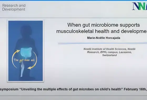 When gut microbiome supports musculoskeletal health and development
