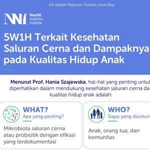 5W1H Terkait Kesehatan Saluran Cerna dan Dampaknya pada Kualitas Hidup Anak