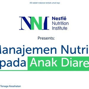 Manajemen Nutrisi pada Anak Diare