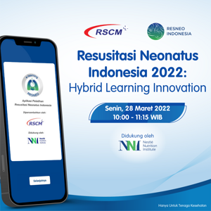 Peluncuran secara live : Resusitasi Neonatus Indonesia 2022 : Hybrid Learning Innovation